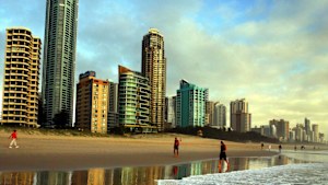 Main Beach, Gold Coast: The De Angelis claim are feuding across courts in NSW and QLD.