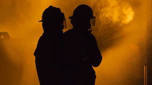 A person has died in a caravan fire west of Brisbane.