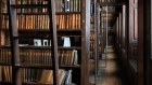 A general view of the main chamber of the Old Library, The Long Room, in Trinity College University, in Dublin. 