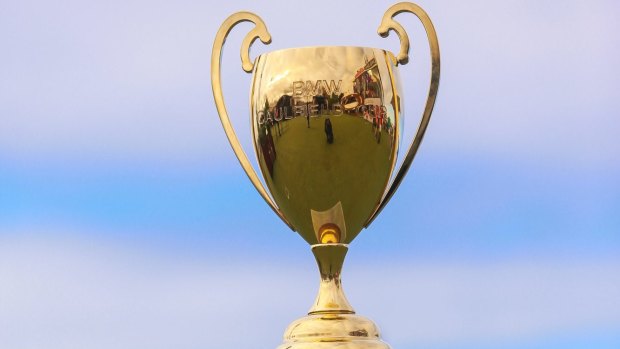 Caulfield Cup trophy.