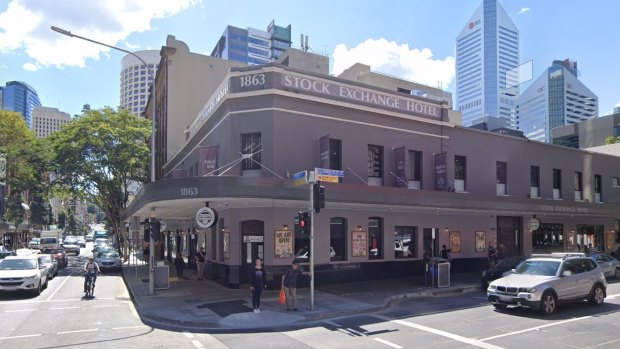 The Stock Exchange Hotel, on the corner of Edward and Charlotte streets, has been operating since 1863 in Brisbane.