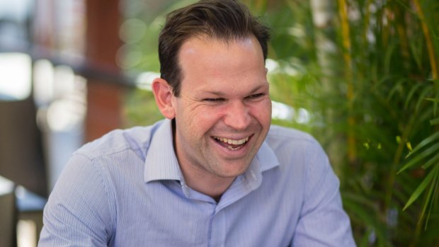 Learn geology, federal Resources Minister Matt Canavan tells students.