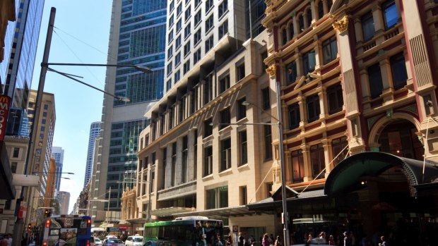 Investa is looking to offload a 25 per cent stake in 400 George Street, which has views of Sydney Harbour. 