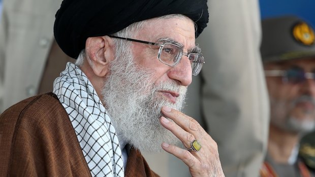 The Iranian supreme leader Ayatollah Ali Khamenei.