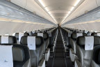The aircraft cabin.