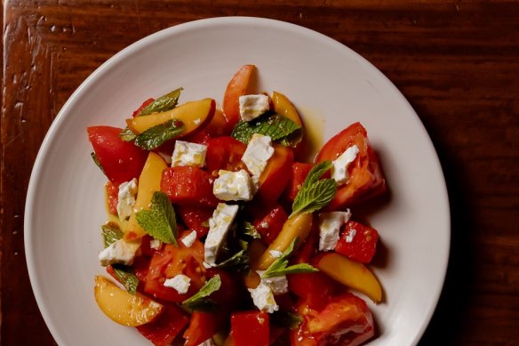 Try Nathan Johnson’s heirloom tomato and watermelon salad at the Sydney Loves Cooking: Festive Feast. 