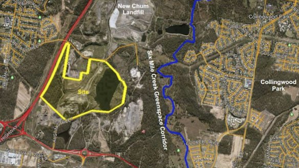 Proposed new BMI Group super dump site at New Chum near Swanbank.