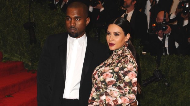 Kim Kardashian and Kanye West attend the 'Punk: Chaos to Couture' Costume Institute Benefit Met Gala in 2013.