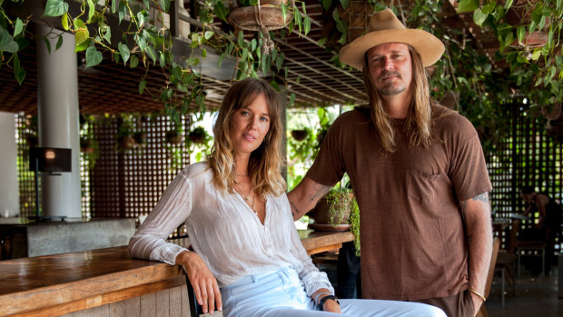"We flipped it fast": Cisco and George Gorrow, who operate The Slow restaurant, bar and gallery at Canggu.