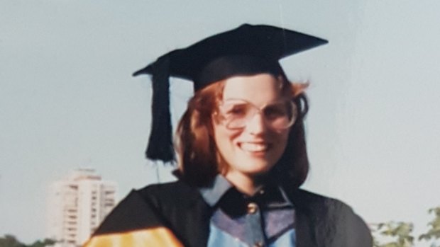 Dr Kate Tree at her medical graduation in 1987. 