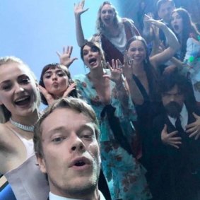 Game of Thrones cast selfie by Instagram.com/alfieeallen at the 2019 Emmys.