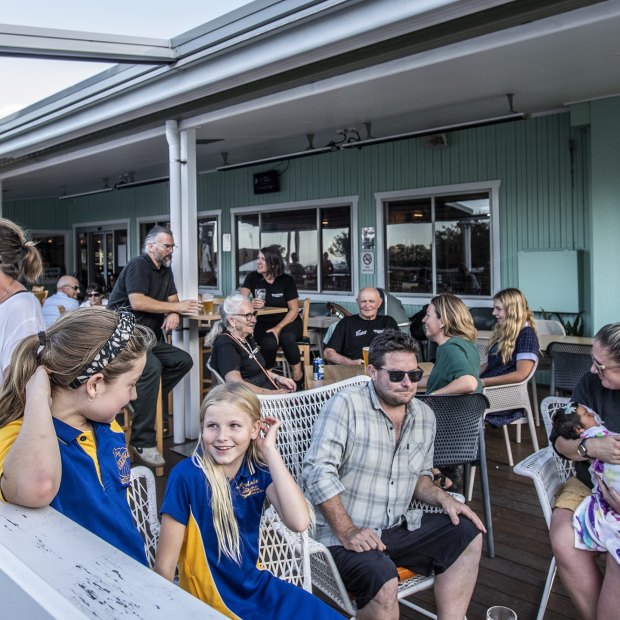 Crowds at Coledale RSL after its revamp.