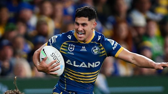 Parramatta Eels five-eighth Dylan Brown.