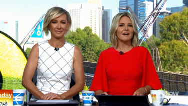 Deb Knight and Georgie Gardner on the "new-look Today".