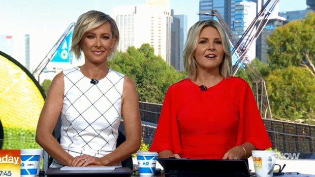 Deb Knight and Georgie Gardner on the "new-look Today".