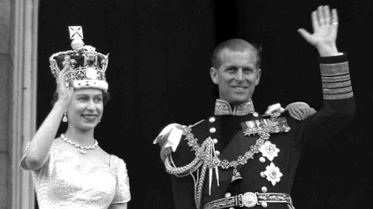 Queen Elizabeth and Prince Philip in 1953.