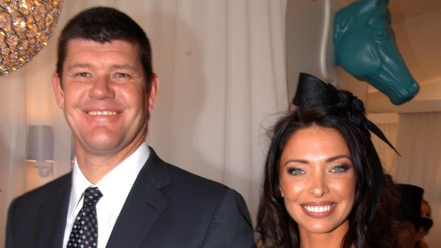 James Packer and his former wife Erica Packer, who invested in Booodl.
