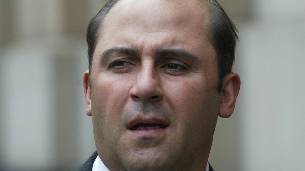 Tony Mokbel on his way to court in 2006.