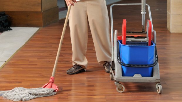 Should cleaners in government departments have security clearances?