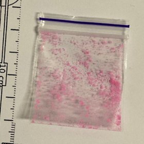 Pink cocaine found in Canberra by a drug testing facility. 