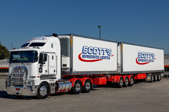 A Scott’s Refrigerated Logistics truck.