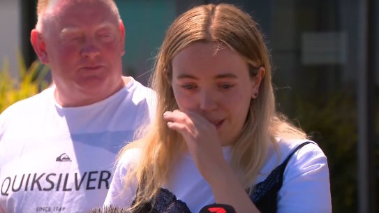 Jess Murphy speaks on Thursday