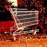 Abandoned shopping trolleys.