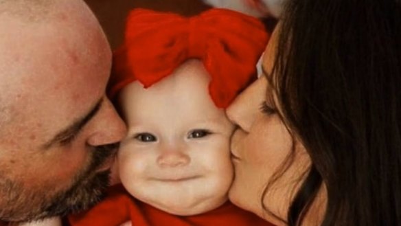 The bodies of Paterson and her one-year-old daughter April were found inside the family home.