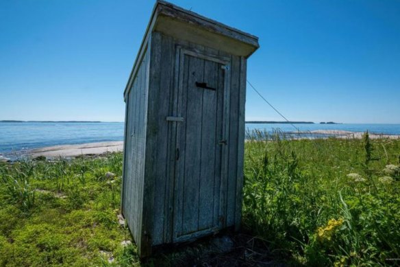 A loo with a view. 