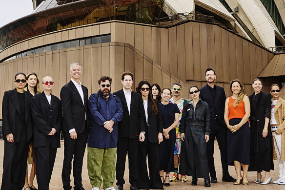 Members of the fashion community gathered at the Sydney Opera House on Monday to support the Australian Fashion Council’s bid for Australian Fashion Week to return in May, including NSW Arts Minister John Graham, designer Pip Edwards and former <i>Vogue</i> editor, News Corp’s Edwina McCann.