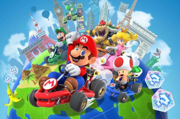 Mario Kart Tour is starting with a New York themed set of levels but will eventually move to other locales.