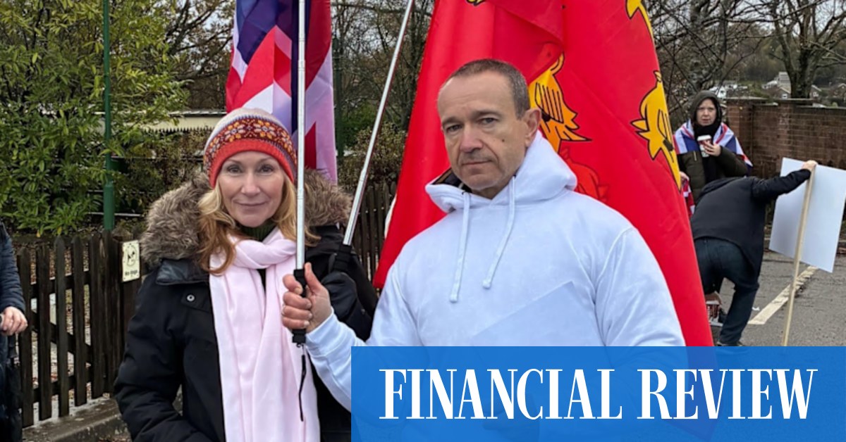 Crowborough, about 90 minutes south of London, is a new front line in the UK’s bitter row over asylum seekers illegally arriving by boat.