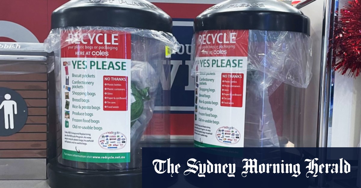 Program recyklingu Coles i Woolworths RED upada po ujawnieniu tajnych zapasów