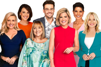 Natarsha Belling (second from left) and Kerri-Anne Kennerley (far right) are leaving Studio 10.