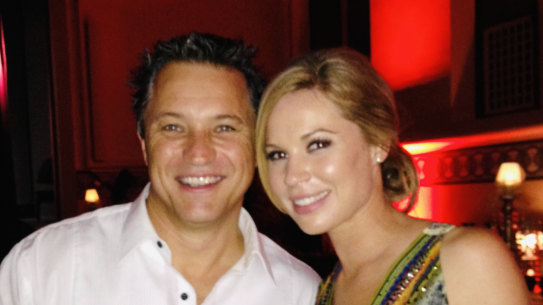 Ben Beale, who died of a heart attack at the age of 47, pictured with his wife, Sarah.