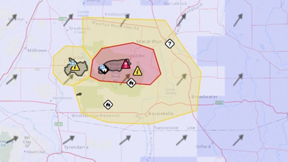The Ardonachie emergency warning area