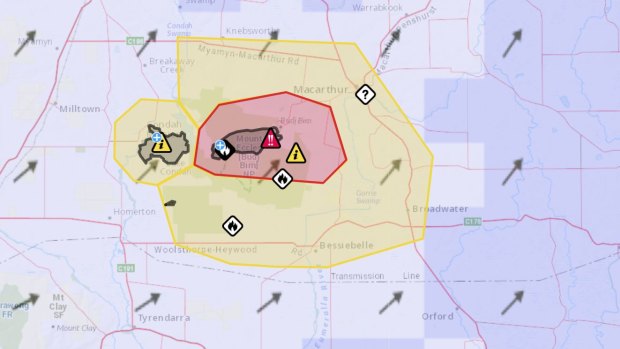 The Ardonachie emergency warning area