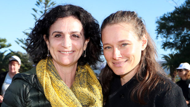 Bobbi Mahlab, Co-founder, Mentor Walks (left), pictured with program co-founder Adina Jacobs.