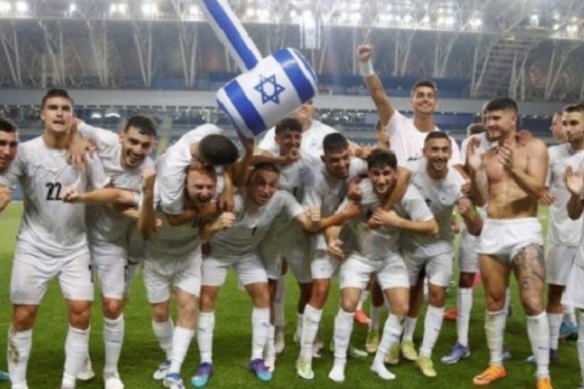 Israel’s U-20 football team. 