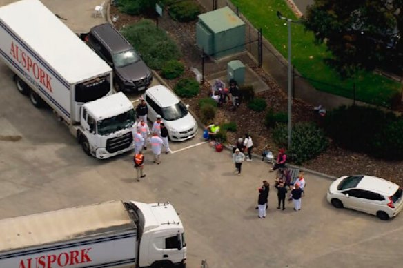 Ambulance Victoria was called to the incident about 12:45pm.