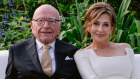 Rupert Murdoch, 93, and Elena Zhukova, 67, had a garden wedding, which might have influenced his choice of shoes.