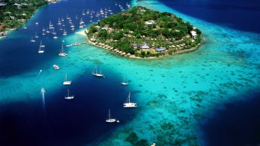 Iririki Island Resort in Vanuatu was one of Michael Gu's deals that never eventuated.