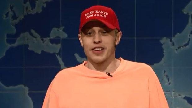 SNL's Pete Davidson has slammed Kanye West over his pro-Trump rant on last week's show.