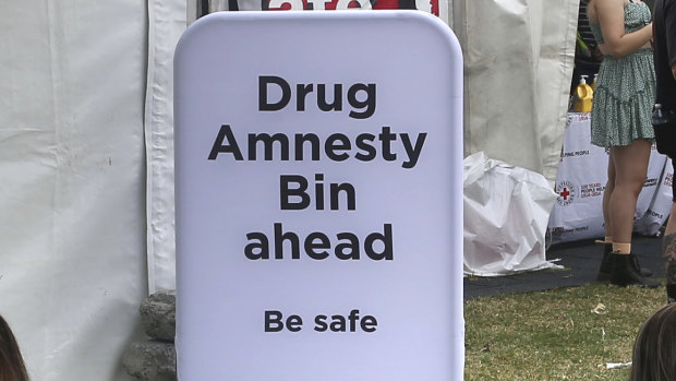 Drug amnesty bins encouraged people to surrender their drugs. 