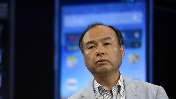 Masayoshi Son, chairman and chief executive of SoftBank Corp, announced that losses of contract customers at Sprint are declining.