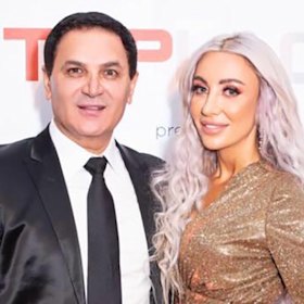 Jean Nassif and his ex-wife Nissy in happier times, before he went into self-imposed exile in Lebanon.