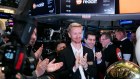 Reddit co-founder Steve Huffman on the New York Stock Exchange floor during the company’s IPO.