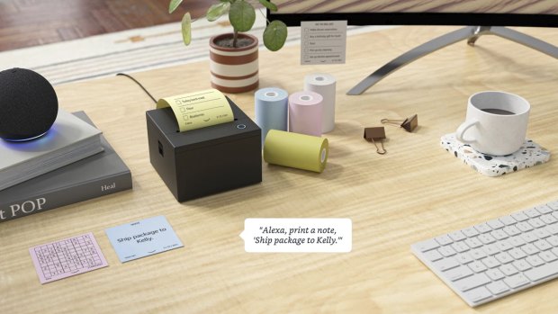 Amazon’s Smart Sticky Note printer has been ordered by enough people, so Amazon will create it.