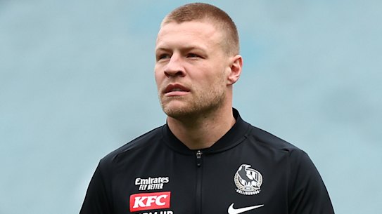 Sidelined: Jordan De Goey is out for the season after a high-grade hamstring injury.