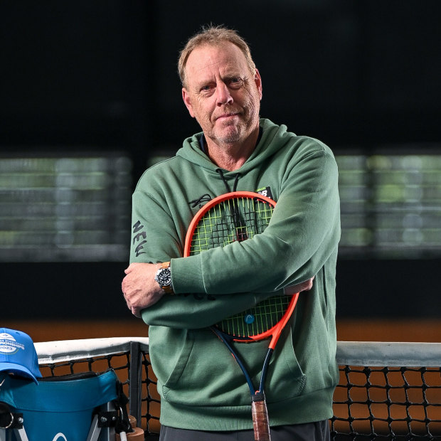 Greg Crump. “If it wasn’t for Crumpy, there would be no wheelchair tennis in Australia,” says top-level wheelchair tennis player Anthony Bonaccurso.   